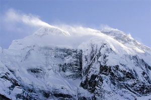 Pisang Peak Klettern