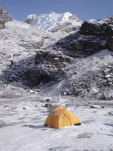 Lobuche Gipfel klettern